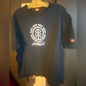 Vintage Men’s Element Navy Tee with White Logo